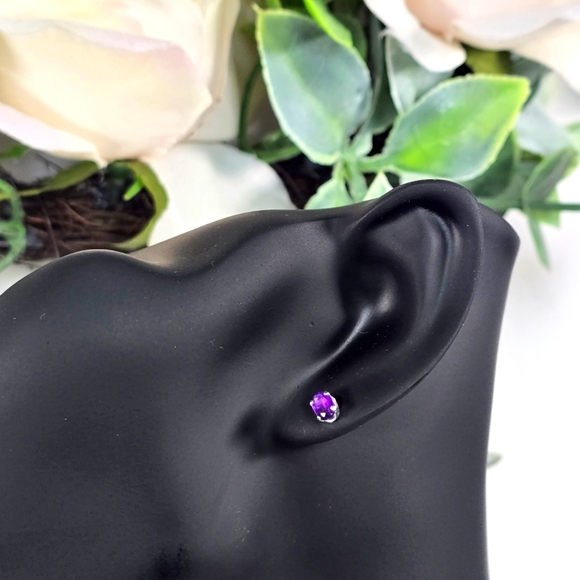Jewelry - Amethyst Sterling terling Silver earrings